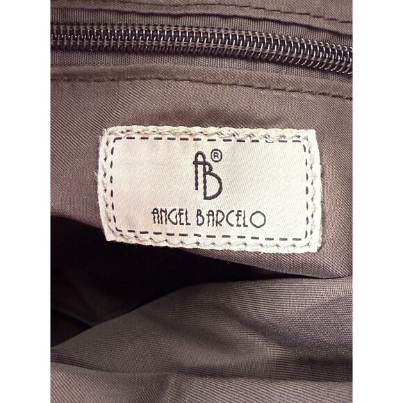 Pink and Silver Slouchy Shoulder Bag with Tassels - Picture 7 of 16